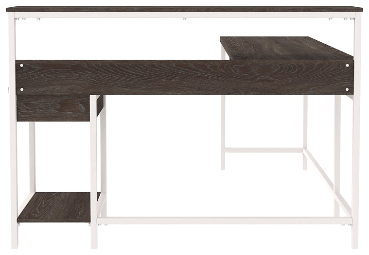 Dorrinson L-Desk with Storage Furniture Mart -  online today or in-store at our location in Duluth, Ga. Furniture Mart Georgia. View our lowest price today. Shop Now. 