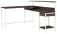 Dorrinson L-Desk with Storage Furniture Mart -  online today or in-store at our location in Duluth, Ga. Furniture Mart Georgia. View our lowest price today. Shop Now. 