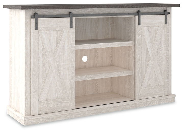 Dorrinson Medium TV Stand Furniture Mart -  online today or in-store at our location in Duluth, Ga. Furniture Mart Georgia. View our lowest price today. Shop Now. 