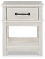 Dorrinson One Drawer Night Stand Furniture Mart -  online today or in-store at our location in Duluth, Ga. Furniture Mart Georgia. View our lowest price today. Shop Now. 