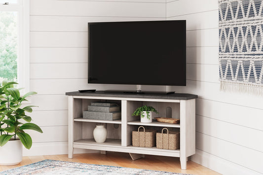 Dorrinson Small Corner TV Stand Furniture Mart -  online today or in-store at our location in Duluth, Ga. Furniture Mart Georgia. View our lowest price today. Shop Now. 