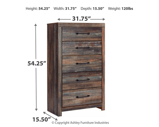 Drystan Five Drawer Chest Furniture Mart -  online today or in-store at our location in Duluth, Ga. Furniture Mart Georgia. View our lowest price today. Shop Now. 