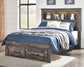 Drystan Full Bookcase Bed with 2 Storage Drawers with Mirrored Dresser and Chest Furniture Mart -  online today or in-store at our location in Duluth, Ga. Furniture Mart Georgia. View our lowest price today. Shop Now. 