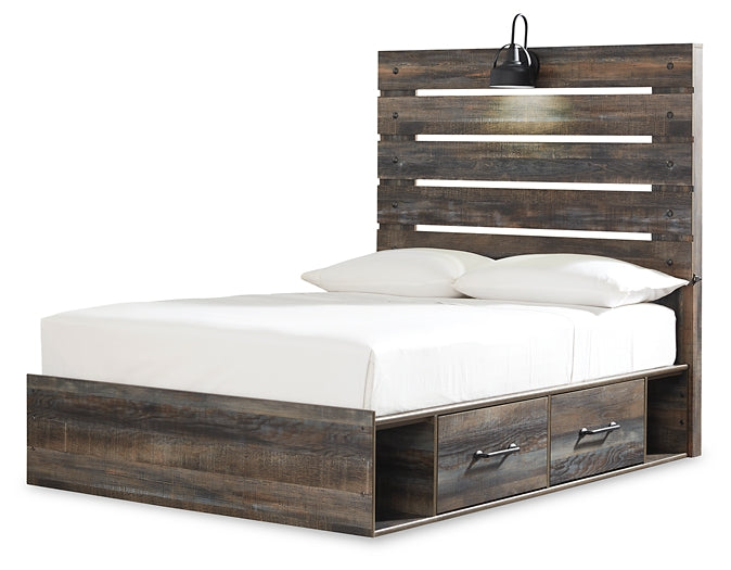 Drystan Full Panel Bed with 4 Storage Drawers with Mirrored Dresser and Chest Furniture Mart -  online today or in-store at our location in Duluth, Ga. Furniture Mart Georgia. View our lowest price today. Shop Now. 