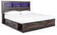 Drystan King Bookcase Bed with 2 Storage Drawers with Mirrored Dresser, Chest and Nightstand Furniture Mart -  online today or in-store at our location in Duluth, Ga. Furniture Mart Georgia. View our lowest price today. Shop Now. 