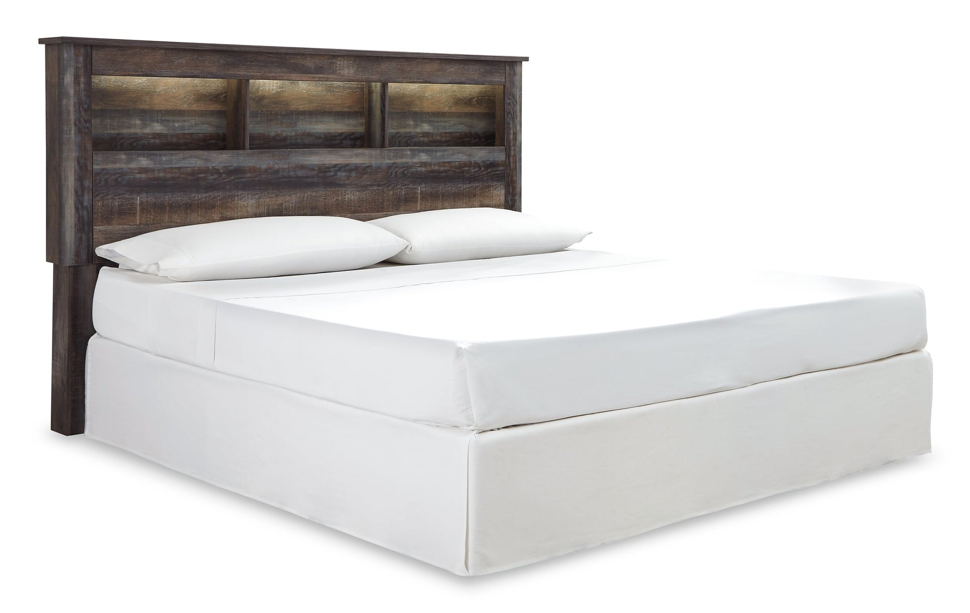 Drystan King/California King Bookcase Headboard with Mirrored Dresser Furniture Mart -  online today or in-store at our location in Duluth, Ga. Furniture Mart Georgia. View our lowest price today. Shop Now. 