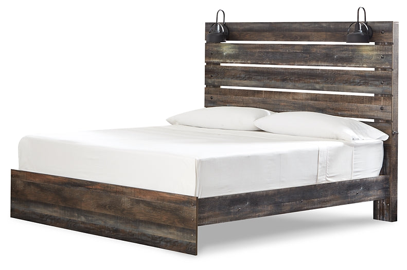 Drystan King Panel Bed with Mirrored Dresser, Chest and Nightstand Furniture Mart -  online today or in-store at our location in Duluth, Ga. Furniture Mart Georgia. View our lowest price today. Shop Now. 