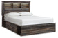 Drystan Queen Bookcase Bed with 2 Storage Drawers with Mirrored Dresser, Chest and 2 Nightstands Furniture Mart -  online today or in-store at our location in Duluth, Ga. Furniture Mart Georgia. View our lowest price today. Shop Now. 