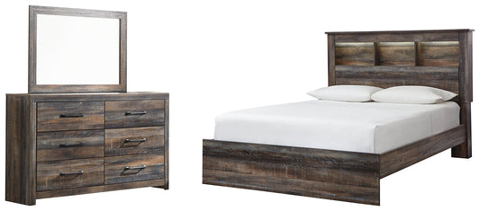 Drystan Queen Bookcase Bed with Mirrored Dresser Furniture Mart -  online today or in-store at our location in Duluth, Ga. Furniture Mart Georgia. View our lowest price today. Shop Now. 