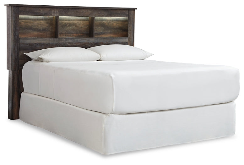 Drystan Queen/Full Bookcase Headboard with Mirrored Dresser, Chest and Nightstand Furniture Mart -  online today or in-store at our location in Duluth, Ga. Furniture Mart Georgia. View our lowest price today. Shop Now. 