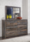 Drystan Queen Panel Bed with 4 Storage Drawers with Mirrored Dresser and Chest Furniture Mart -  online today or in-store at our location in Duluth, Ga. Furniture Mart Georgia. View our lowest price today. Shop Now. 