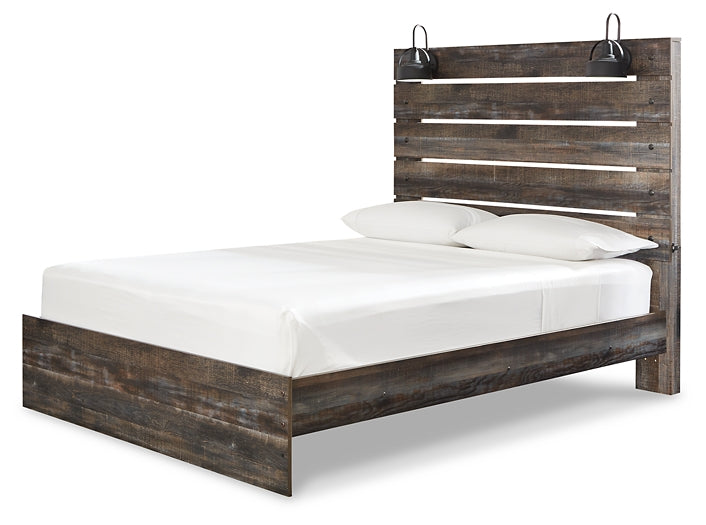 Drystan Queen Panel Bed with Mirrored Dresser Furniture Mart -  online today or in-store at our location in Duluth, Ga. Furniture Mart Georgia. View our lowest price today. Shop Now. 