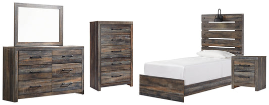 Drystan Twin Panel Bed with Mirrored Dresser, Chest and Nightstand Furniture Mart -  online today or in-store at our location in Duluth, Ga. Furniture Mart Georgia. View our lowest price today. Shop Now. 