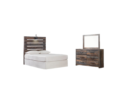 Drystan Twin Panel Headboard with Mirrored Dresser Furniture Mart -  online today or in-store at our location in Duluth, Ga. Furniture Mart Georgia. View our lowest price today. Shop Now. 