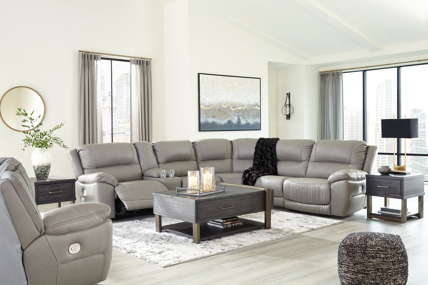 Dunleith 6-Piece Sectional with Recliner Furniture Mart -  online today or in-store at our location in Duluth, Ga. Furniture Mart Georgia. View our lowest price today. Shop Now. 