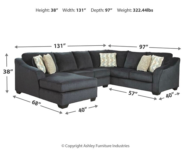 Eltmann 3-Piece Sectional with Ottoman Furniture Mart -  online today or in-store at our location in Duluth, Ga. Furniture Mart Georgia. View our lowest price today. Shop Now. 
