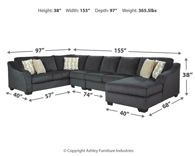 Eltmann 4-Piece Sectional with Chaise Furniture Mart -  online today or in-store at our location in Duluth, Ga. Furniture Mart Georgia. View our lowest price today. Shop Now. 