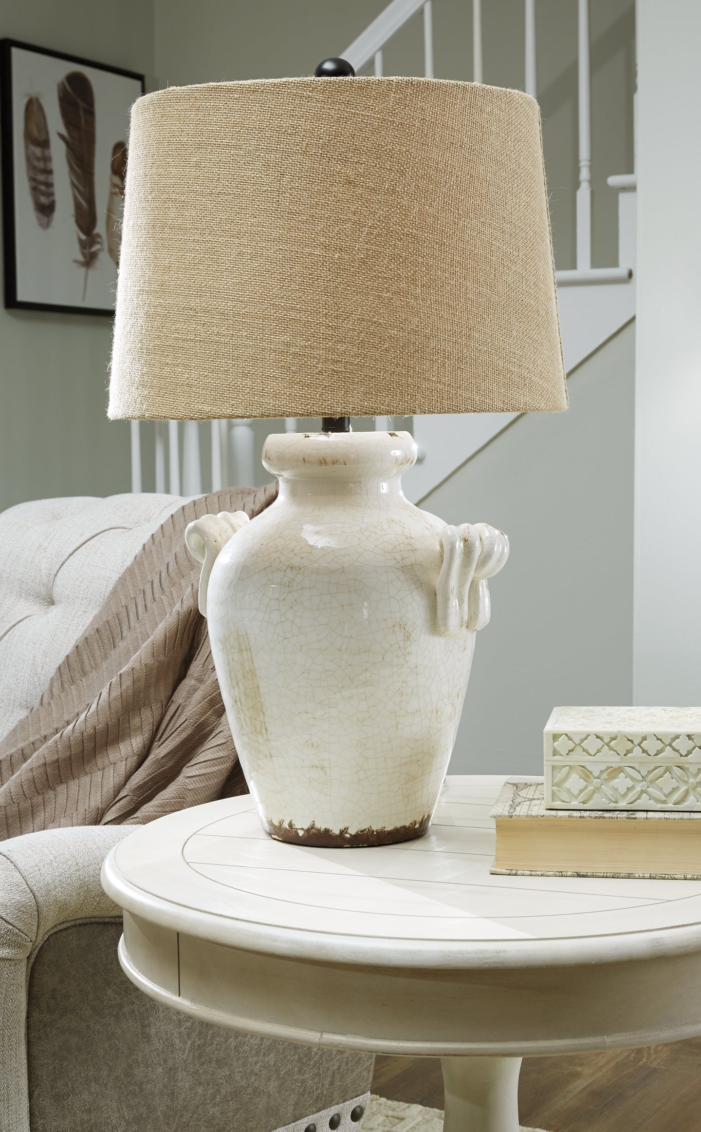 Emelda Ceramic Table Lamp (1/CN) Furniture Mart -  online today or in-store at our location in Duluth, Ga. Furniture Mart Georgia. View our lowest price today. Shop Now. 