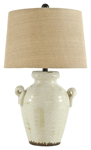 Emelda Ceramic Table Lamp (1/CN) Furniture Mart -  online today or in-store at our location in Duluth, Ga. Furniture Mart Georgia. View our lowest price today. Shop Now. 