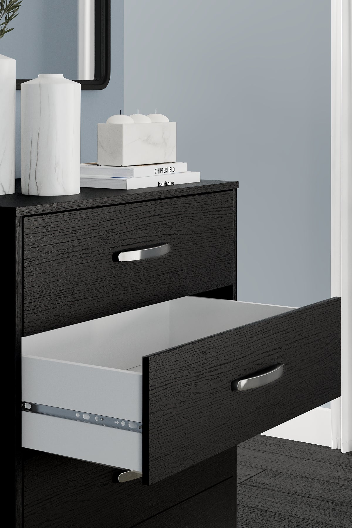 Finch Five Drawer Chest Furniture Mart -  online today or in-store at our location in Duluth, Ga. Furniture Mart Georgia. View our lowest price today. Shop Now. 