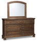 Flynnter California King Panel Bed with 2 Storage Drawers with Mirrored Dresser, Chest and Nightstand Furniture Mart -  online today or in-store at our location in Duluth, Ga. Furniture Mart Georgia. View our lowest price today. Shop Now. 
