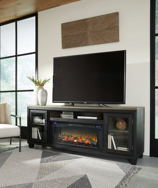 Foyland 83" TV Stand with Electric Fireplace Furniture Mart -  online today or in-store at our location in Duluth, Ga. Furniture Mart Georgia. View our lowest price today. Shop Now. 