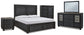 Foyland King Panel Storage Bed with Mirrored Dresser, Chest and Nightstand Furniture Mart -  online today or in-store at our location in Duluth, Ga. Furniture Mart Georgia. View our lowest price today. Shop Now. 