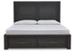 Foyland King Panel Storage Bed with Mirrored Dresser Furniture Mart -  online today or in-store at our location in Duluth, Ga. Furniture Mart Georgia. View our lowest price today. Shop Now. 