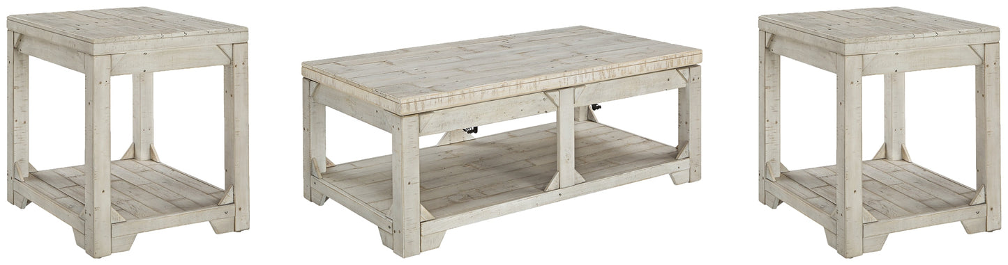 Fregine Coffee Table with 2 End Tables Furniture Mart -  online today or in-store at our location in Duluth, Ga. Furniture Mart Georgia. View our lowest price today. Shop Now. 