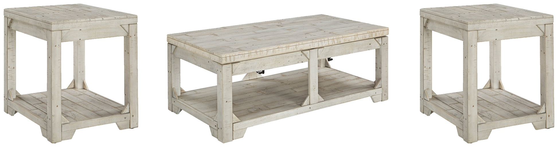 Fregine Coffee Table with 2 End Tables Furniture Mart -  online today or in-store at our location in Duluth, Ga. Furniture Mart Georgia. View our lowest price today. Shop Now. 