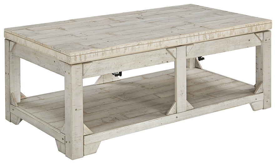 Fregine Lift Top Cocktail Table Furniture Mart -  online today or in-store at our location in Duluth, Ga. Furniture Mart Georgia. View our lowest price today. Shop Now. 