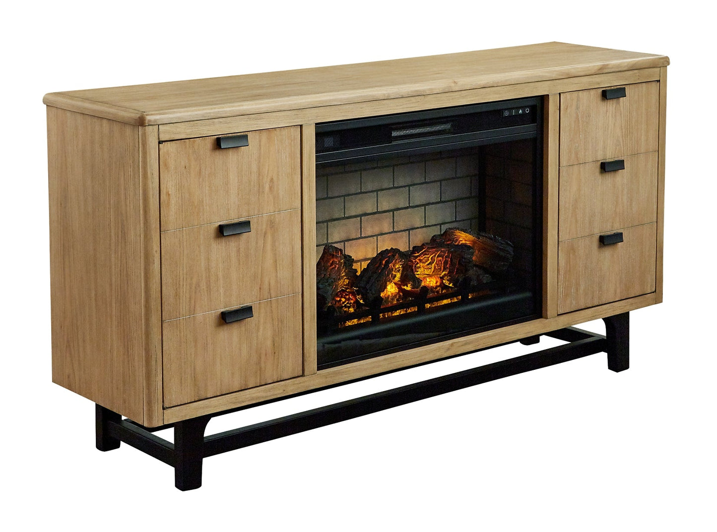 Freslowe TV Stand with Electric Fireplace Furniture Mart -  online today or in-store at our location in Duluth, Ga. Furniture Mart Georgia. View our lowest price today. Shop Now. 