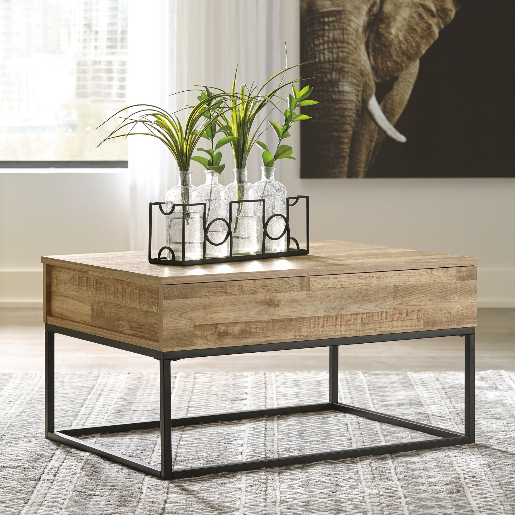 Gerdanet Coffee Table with 1 End Table Furniture Mart -  online today or in-store at our location in Duluth, Ga. Furniture Mart Georgia. View our lowest price today. Shop Now. 