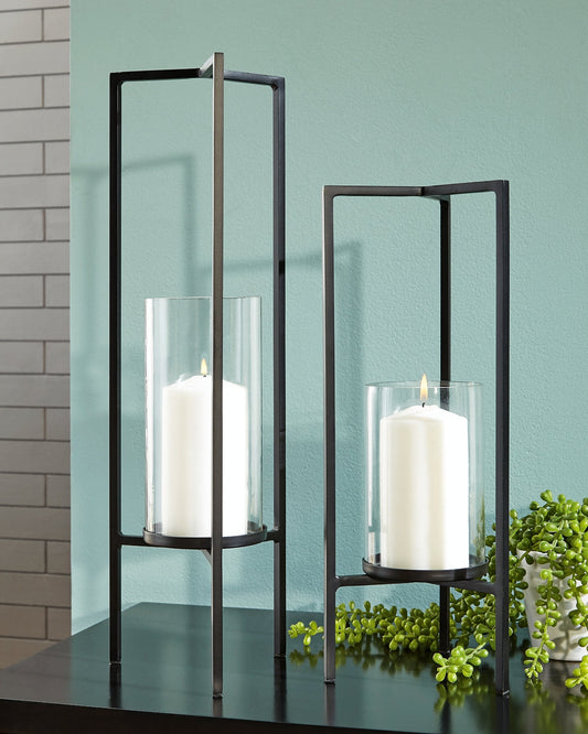 Ginette Candle Holder Set (2/CN) Furniture Mart -  online today or in-store at our location in Duluth, Ga. Furniture Mart Georgia. View our lowest price today. Shop Now. 