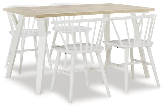 Grannen Dining Table and 4 Chairs Furniture Mart -  online today or in-store at our location in Duluth, Ga. Furniture Mart Georgia. View our lowest price today. Shop Now. 