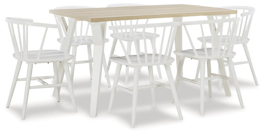 Grannen Dining Table and 6 Chairs Furniture Mart -  online today or in-store at our location in Duluth, Ga. Furniture Mart Georgia. View our lowest price today. Shop Now. 