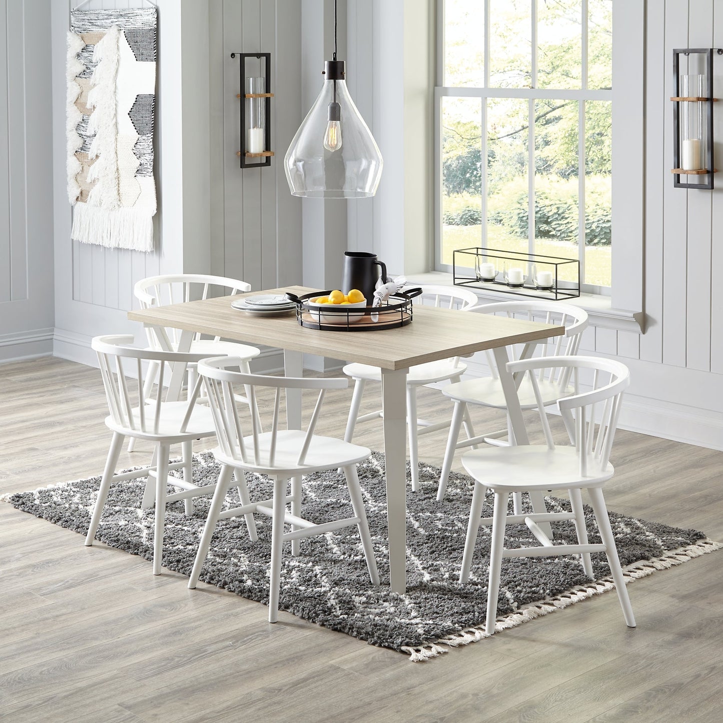 Grannen Dining Table and 6 Chairs Furniture Mart -  online today or in-store at our location in Duluth, Ga. Furniture Mart Georgia. View our lowest price today. Shop Now. 