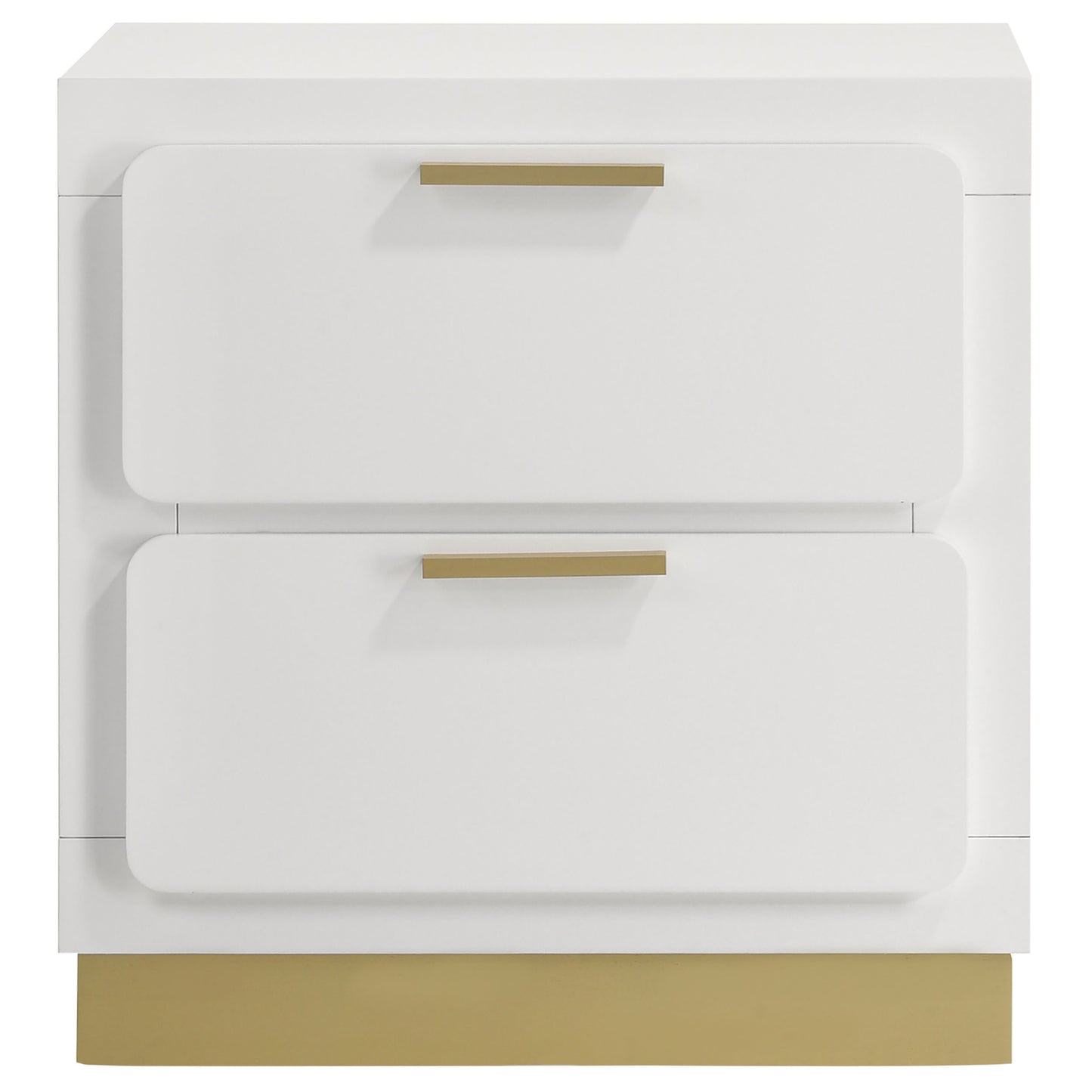 Caraway 2-drawer Nightstand White