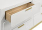 Caraway 6-drawer Dresser White