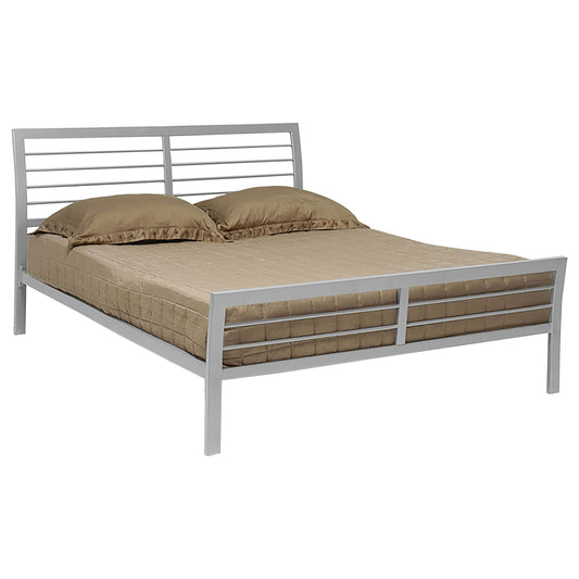 Cooper Metal Full Open Frame Bed Silver