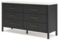 Cadmori Six Drawer Dresser