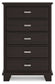 Covetown Twin Panel Bed with Mirrored Dresser and Chest