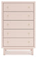 Wistenpine Twin Upholstered Panel Bed with Mirrored Dresser and Chest