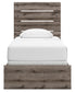 Graystorm Twin Panel Bed with Mirrored Dresser, Chest and Nightstand