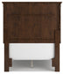 Danabrin Twin Panel Bed with Mirrored Dresser and Chest