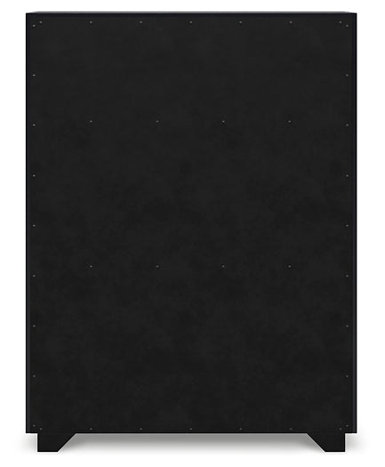 Londer Queen Panel Bed with Mirrored Dresser and Chest