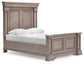 Blairhurst Queen Panel Bed with Mirrored Dresser and Chest