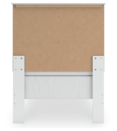 Bostwick Shoals Twin Panel Bed with Mirrored Dresser and Chest