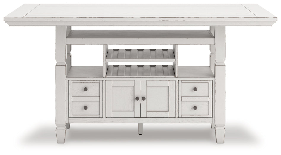 Robbinsdale Counter Height Dining Table and 6 Barstools