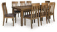 Urbinforte Dining Table and 8 Chairs